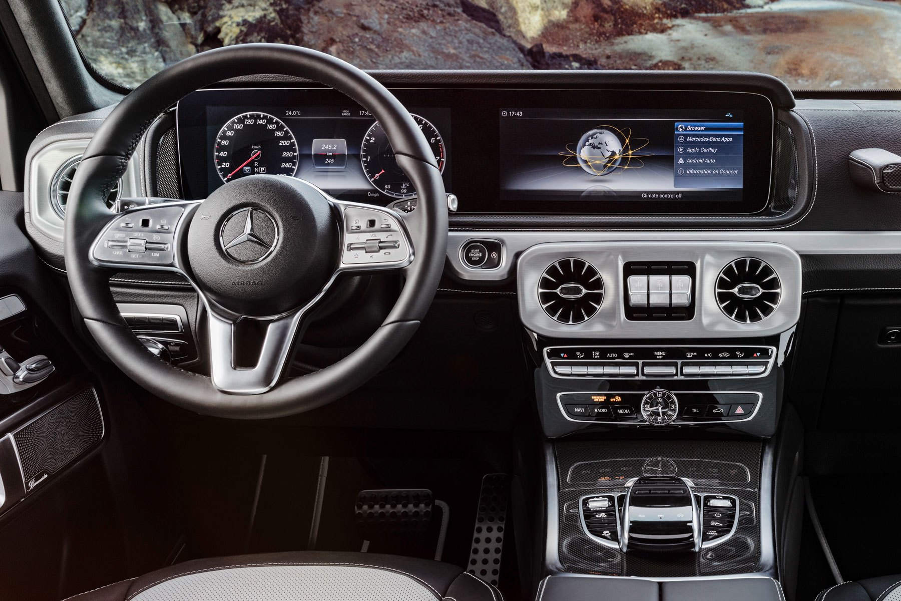 MercedesBenz GClass interior Motoring Research