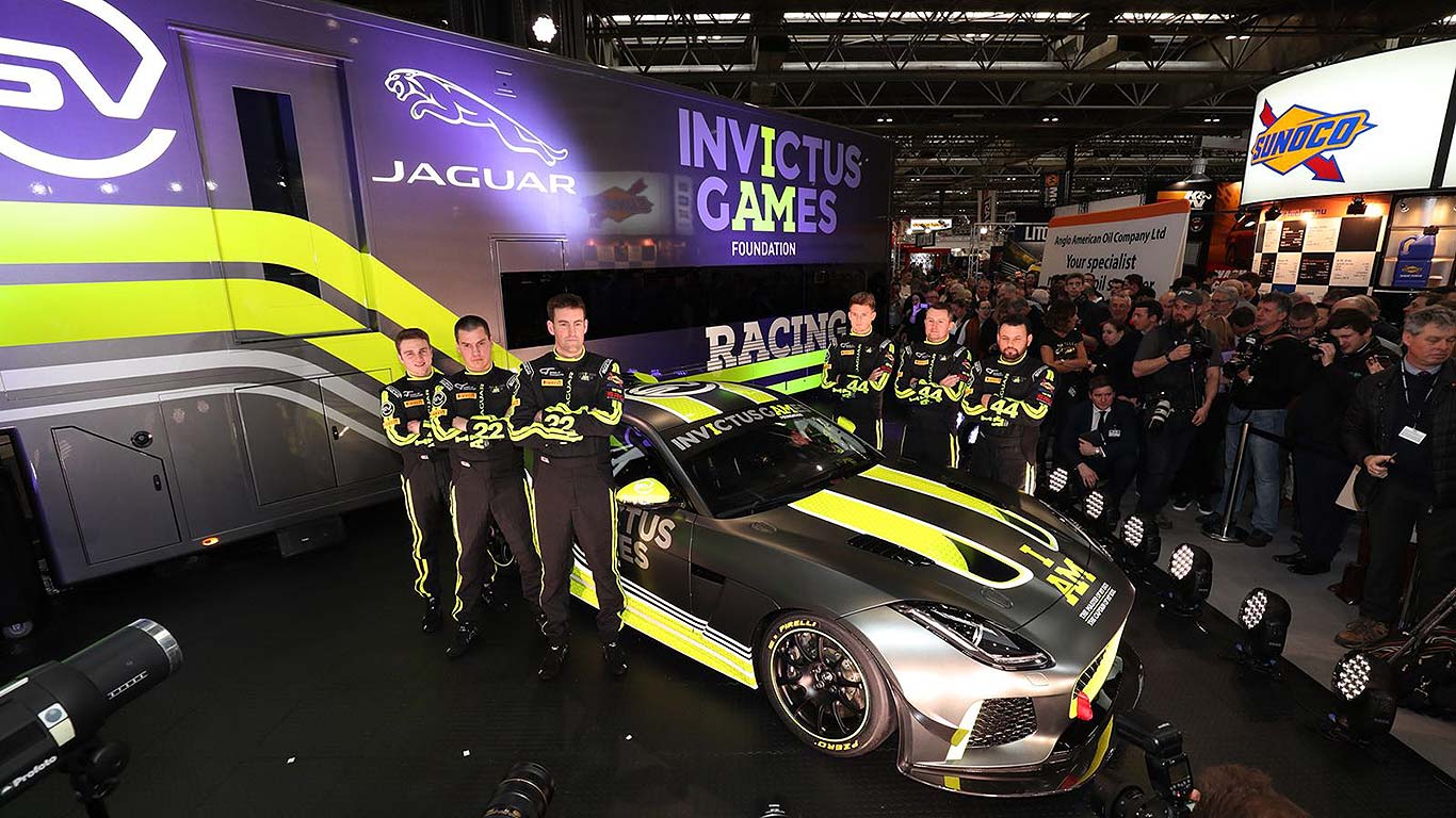 Invictus Games Jaguar F Type SVR Race Car, Invictus Games J…