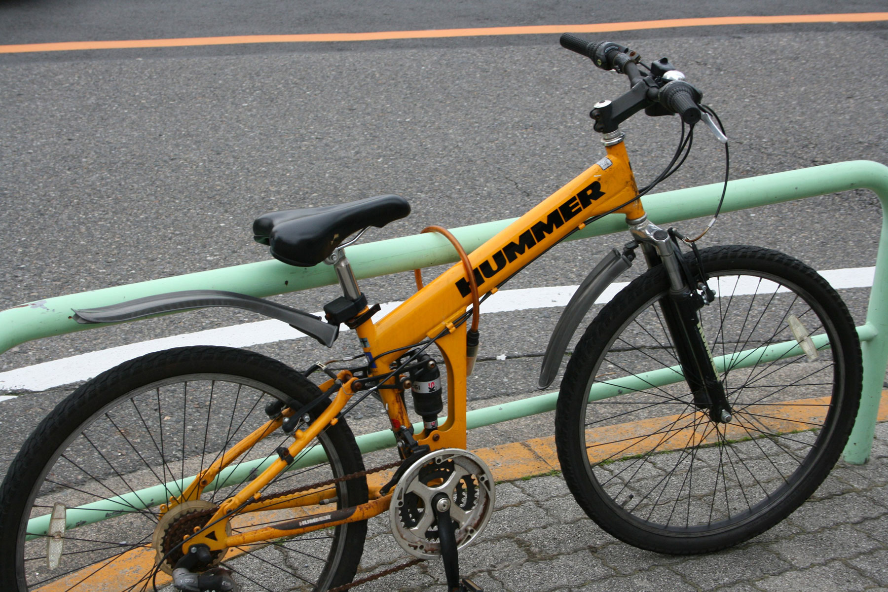 hummer bike yellow