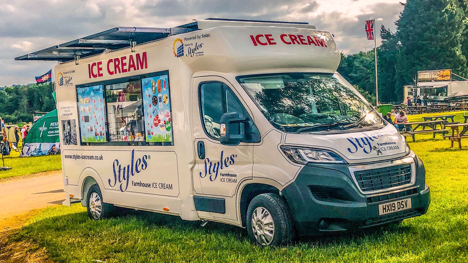 first solar-powered ice cream van