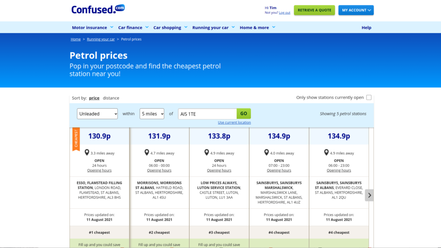 cheapest diesel prices near me