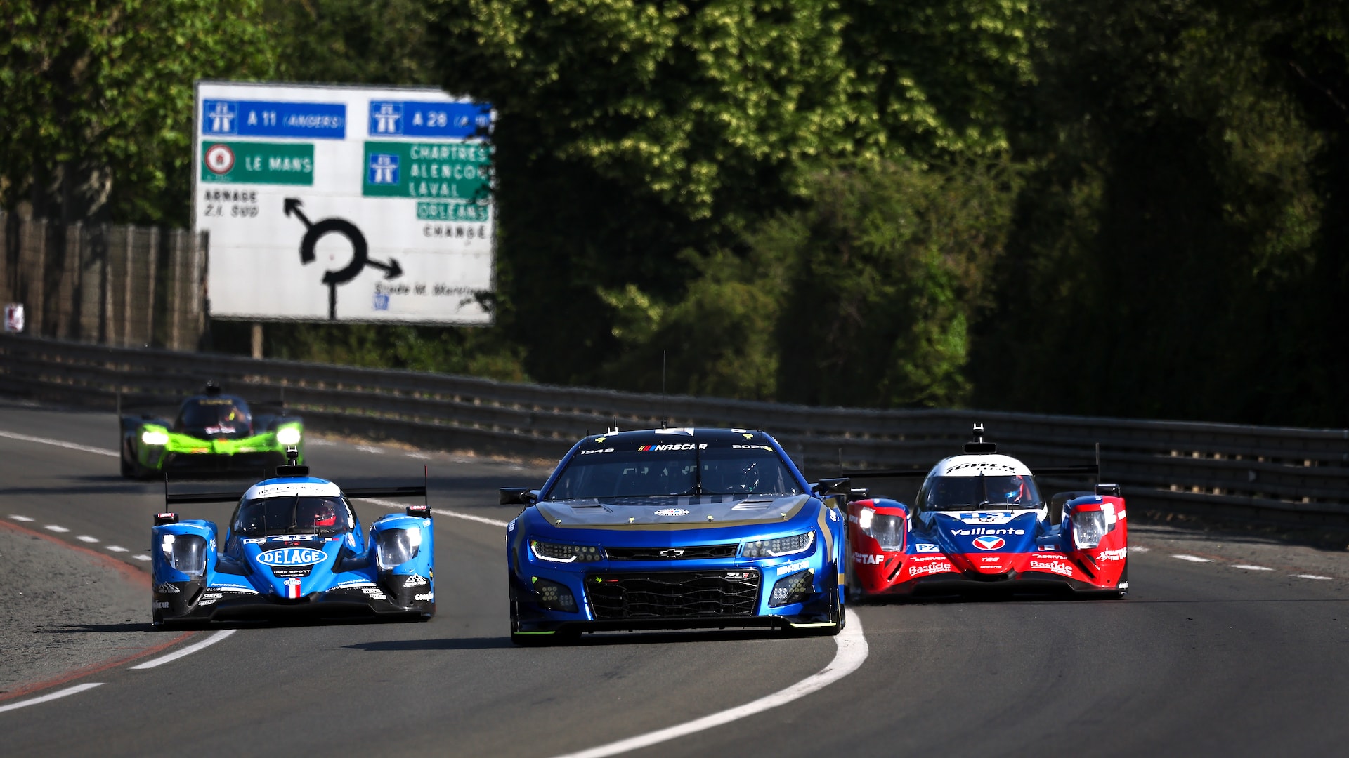 Why is a Chevy NASCAR racing at Le Mans this weekend?